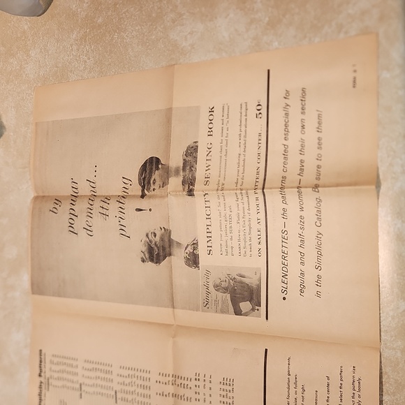 Simplicity vintage unique pattern # 4218  Sz 18- uncut; slip, half slip, panties - Picture 7 of 7